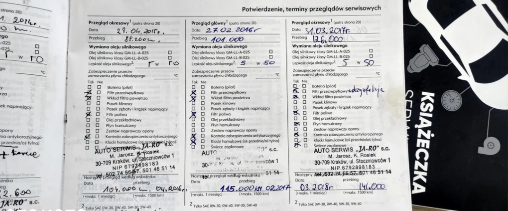 Opel Astra cena 5900 przebieg: 222000, rok produkcji 2007 z Kraków małe 562